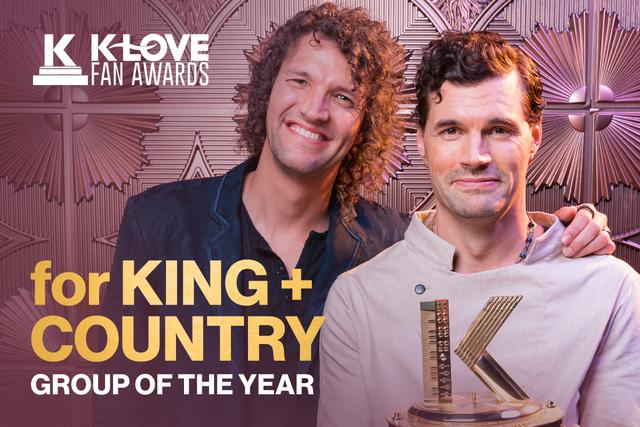 for King and Country Win Group of the Year at the 2025 KLOVE Fan Awards