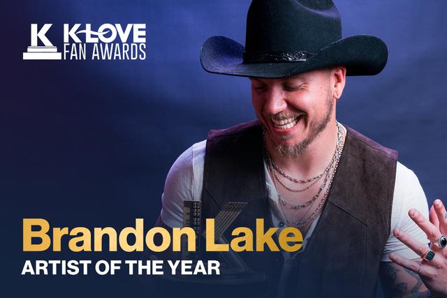 Brandon Lake Wins Artist of the Year at the 2025 KLOVE Fan Awards