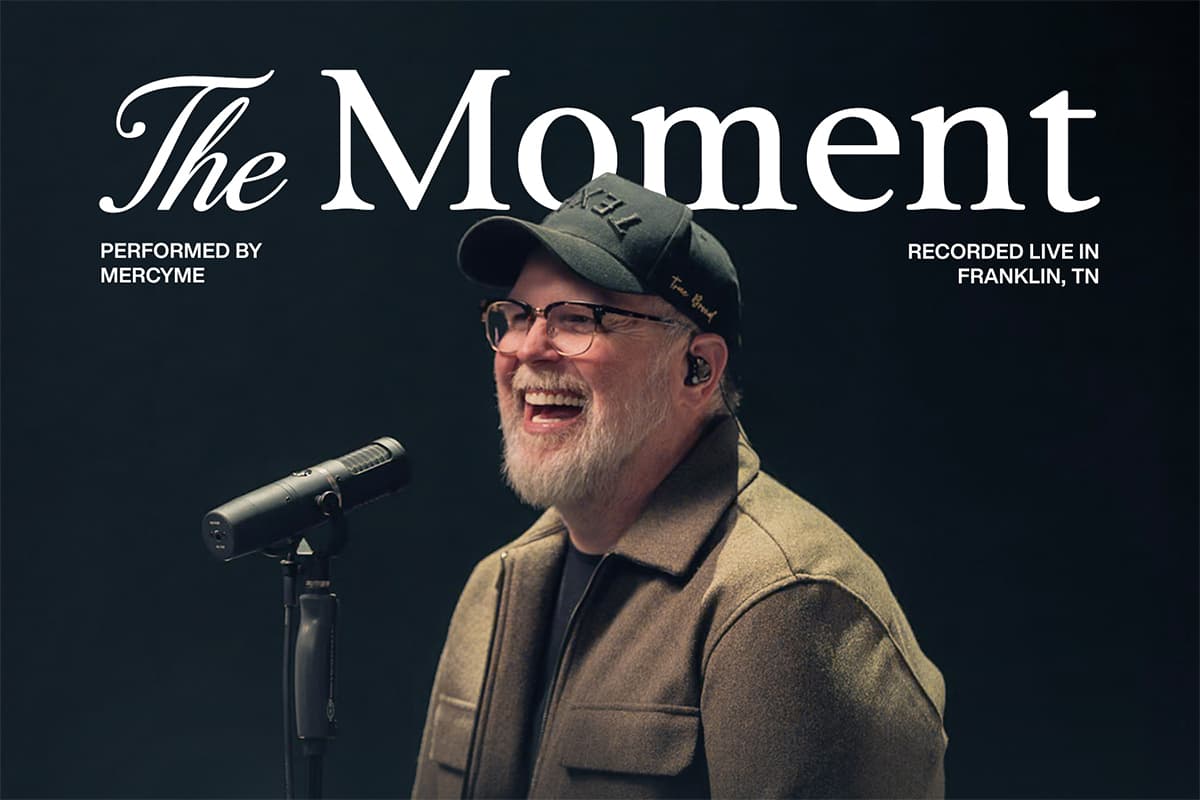 Exclusive Performance The Moment by MercyMe recorded live at the K-LOVE Studios