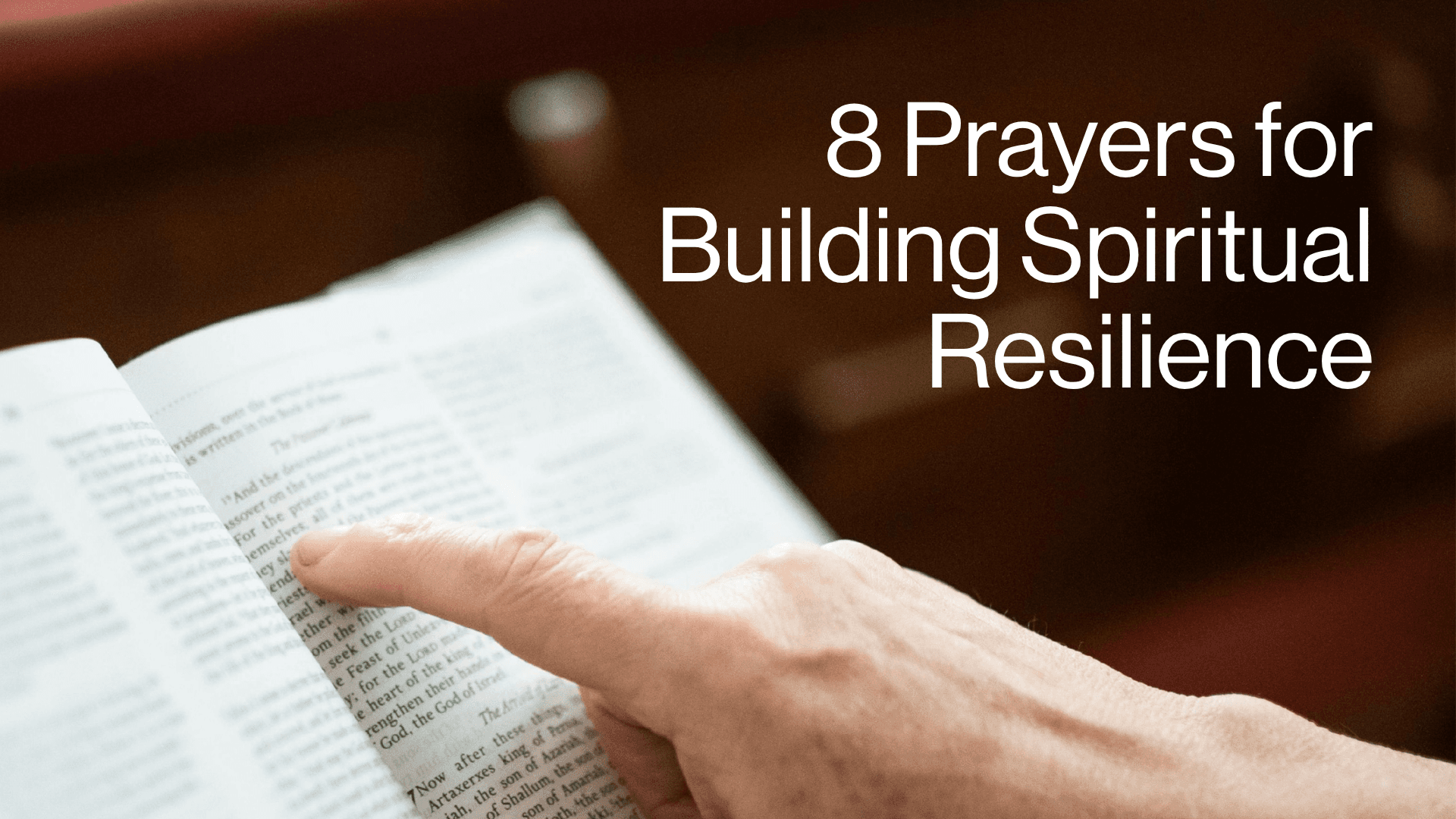 8 Prayers for Building Spiritual Resilience Image