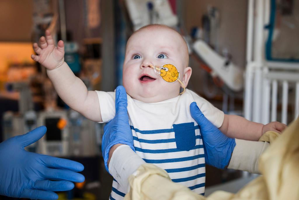 KJ Muldoon after a follow up dose of an experimental gene editing treatment 