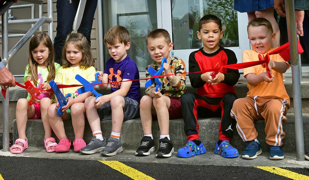 Pre-K students at The Learning Lamp Center for Children in Somerset County, Pa.