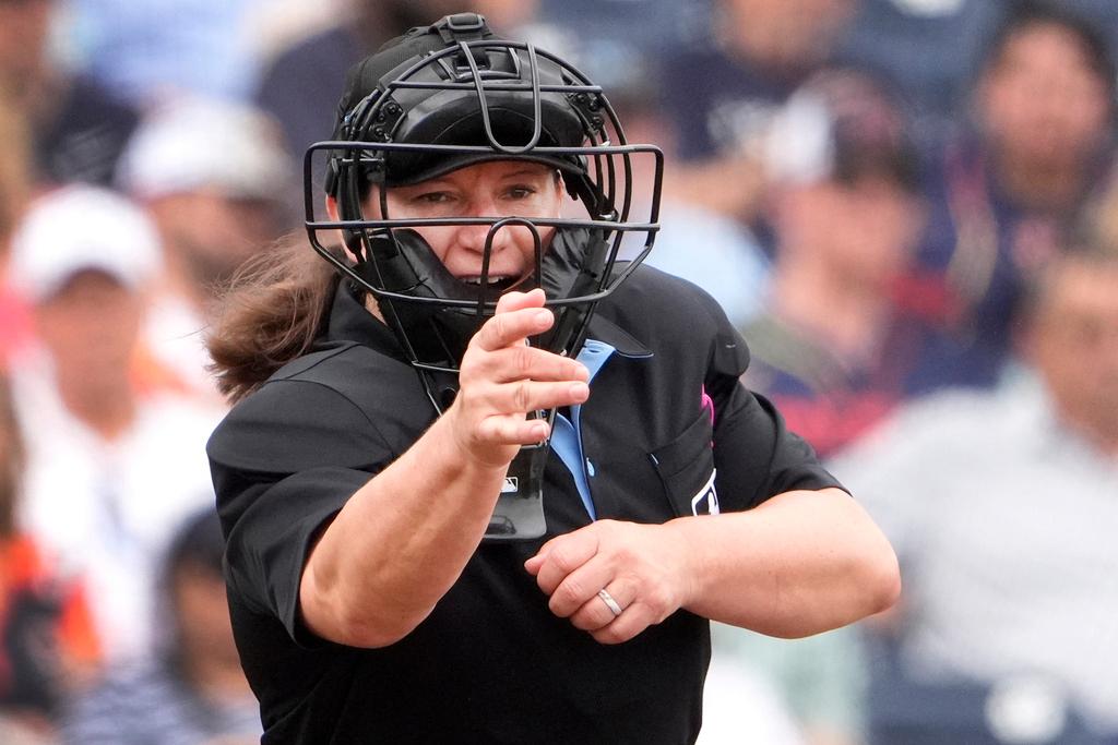 Jen Pawol, a 48-year-old from New Jersey, worked spring training games in 2024 and this year.