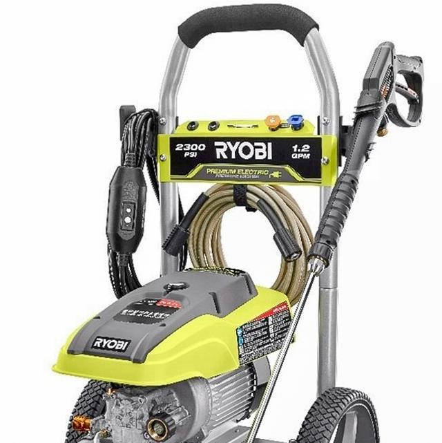 Ryobi-branded electric pressure washer