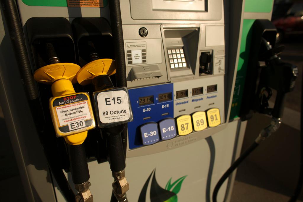 New pumps at Rich Bohnen's service station at 60th and Penn Ave. S. in Minneapolis 