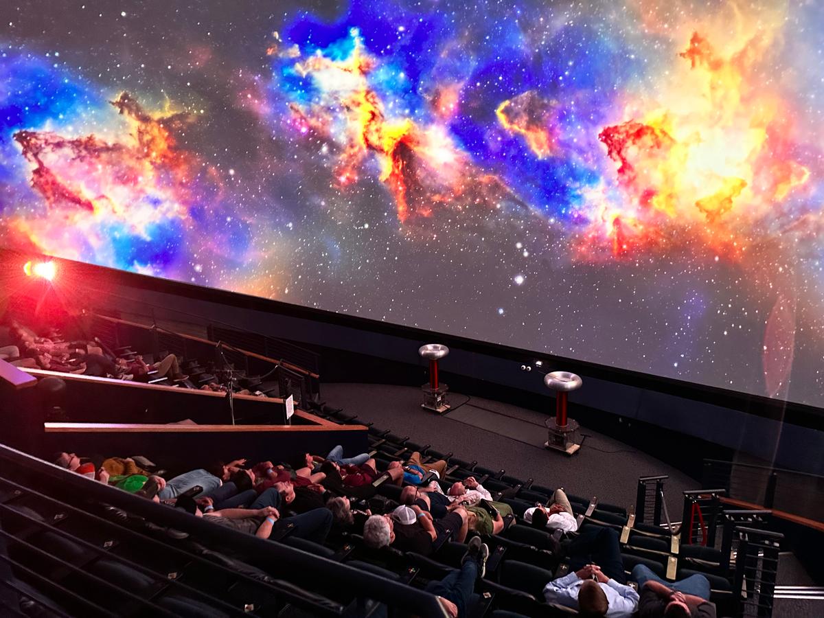 Beautiful, colorful picture of space
