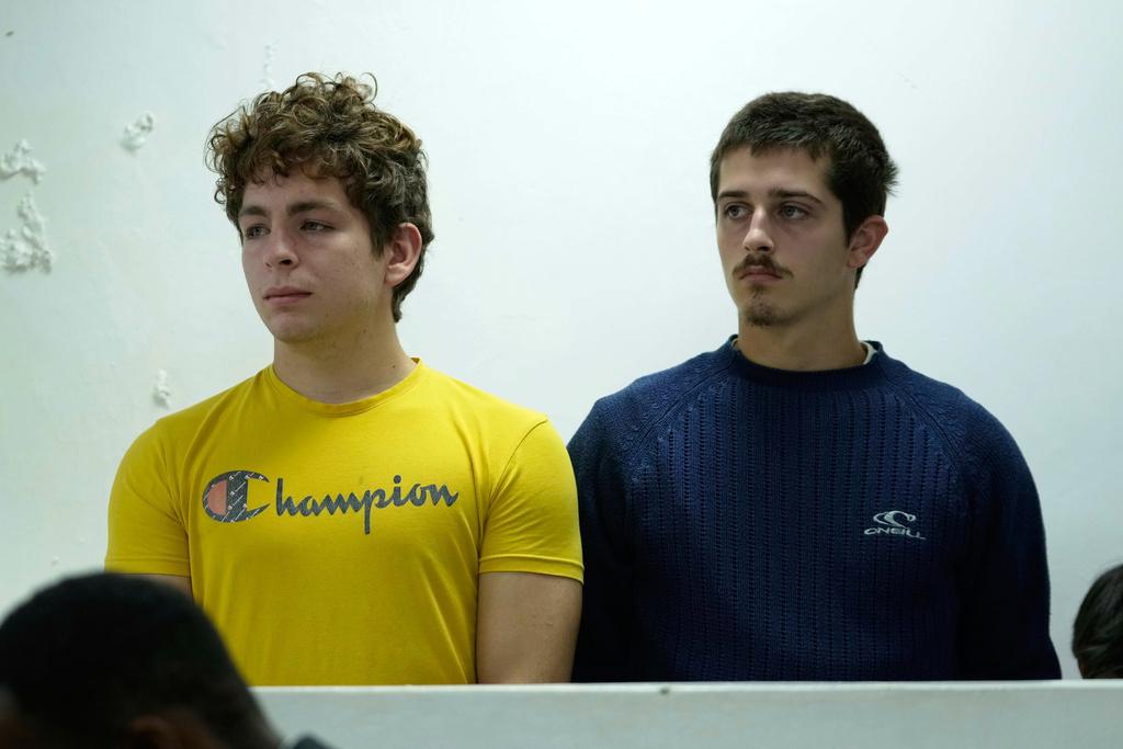 Lornoy David, left, and Seppe Lodewijckx appear at Law Courts 
