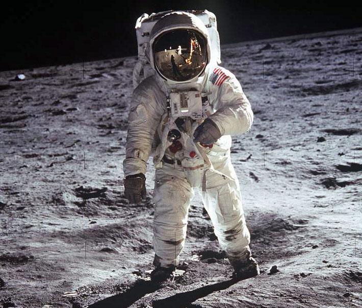 Buzz Aldrin, second person on the moon - first to take Communion