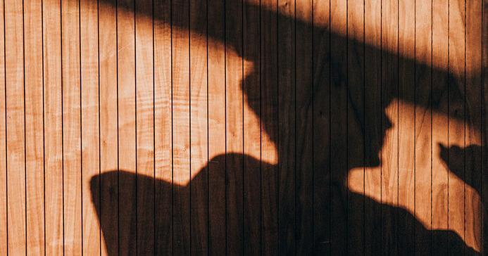 shadow person on wall